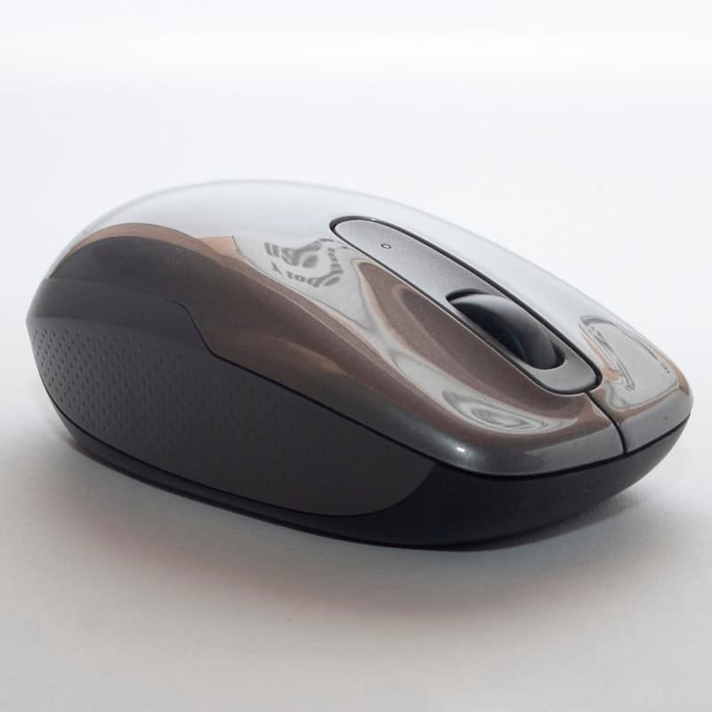 Wireless Optical Mouse, Metallic Gray