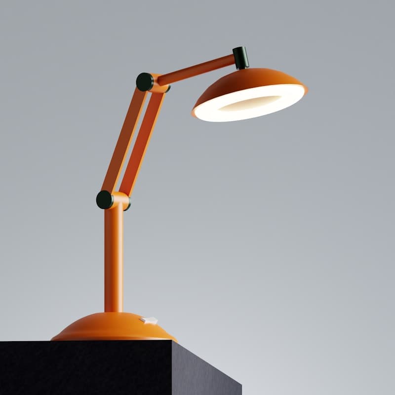 LED Desk Lamp with USB Port, Black