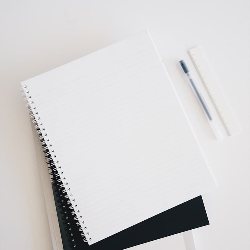 Spiral Notebooks, College Ruled, 3-Pack with Pen